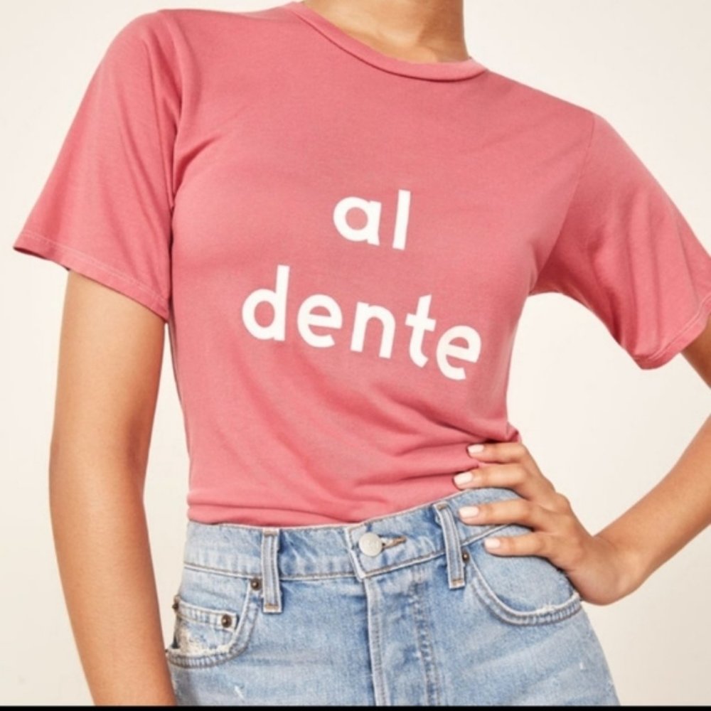 Reformation Joplin Al Dente T-Shirt - Small, NWOT